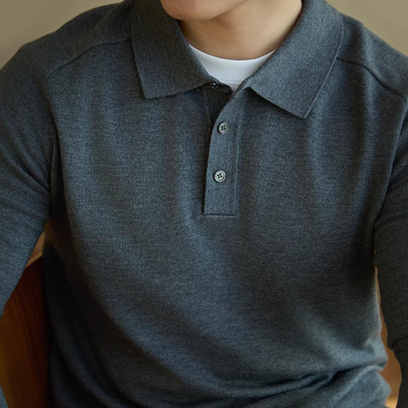 Premium Wool Polo – 100% Wool