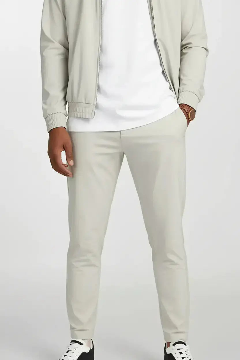 Premium Performance Crewneck Silver Mist