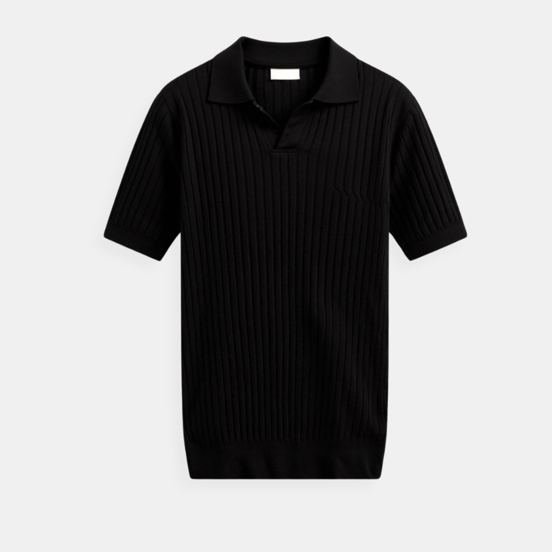 Pisa Ribbed Cotton Polo