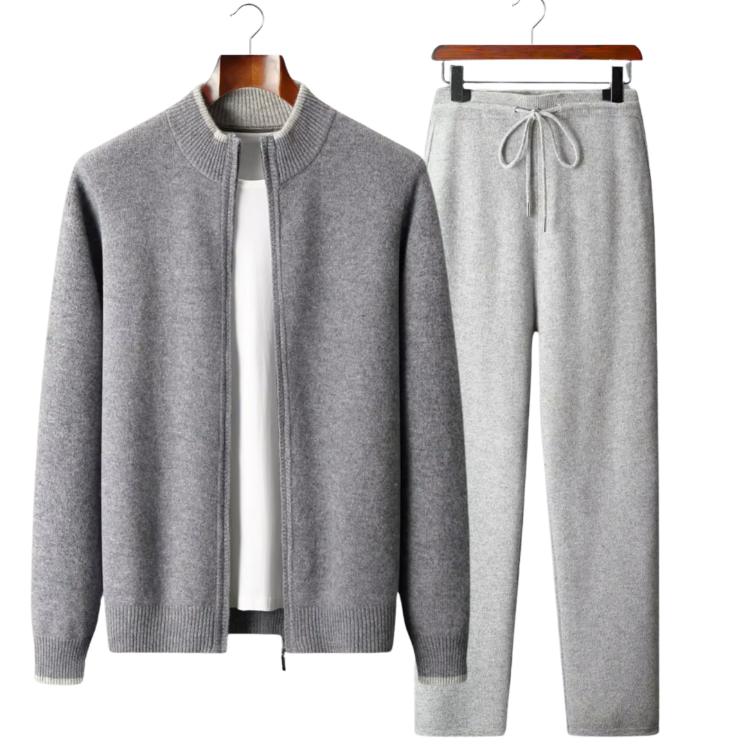 Premium Merino Wool Two-Tone Tracksuit