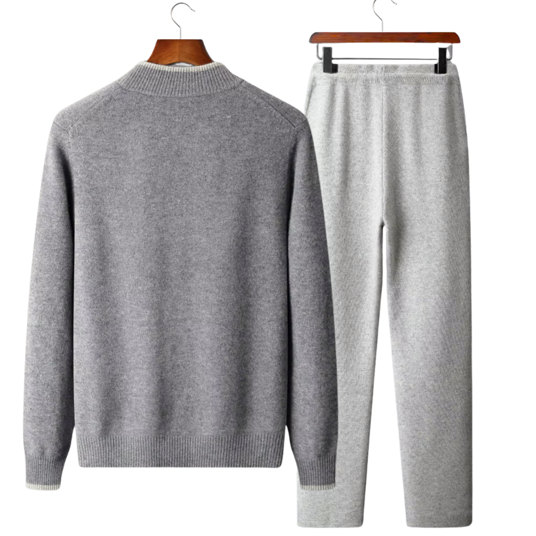 Premium Merino Wool Two-Tone Tracksuit
