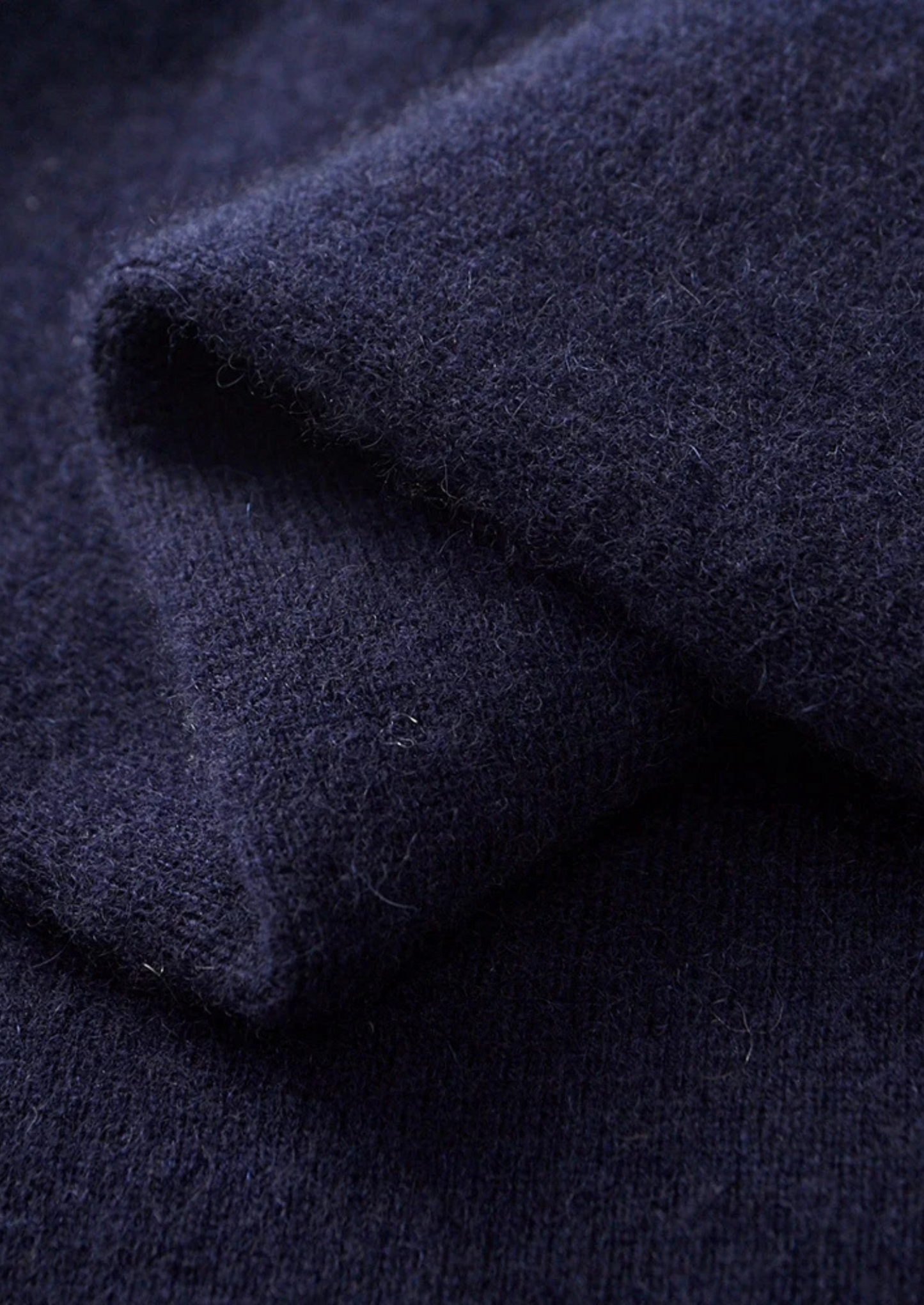 Extra-Fine Merino Wool Two-Tone Polo Cardigan