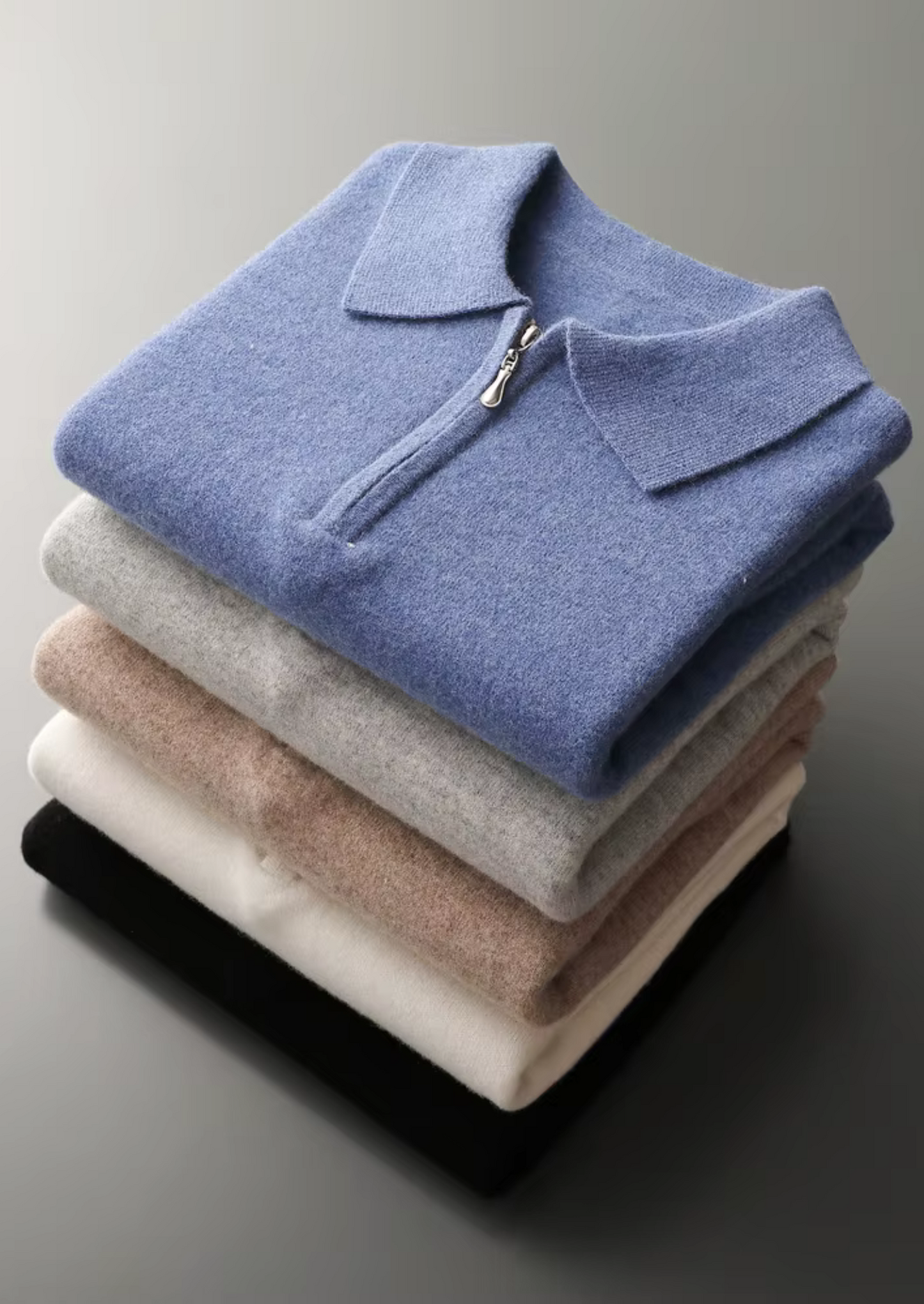 Striped Long Sleeve Polo