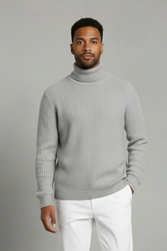 Cashmere Turtleneck Sweater – 100% Premium Cashmere