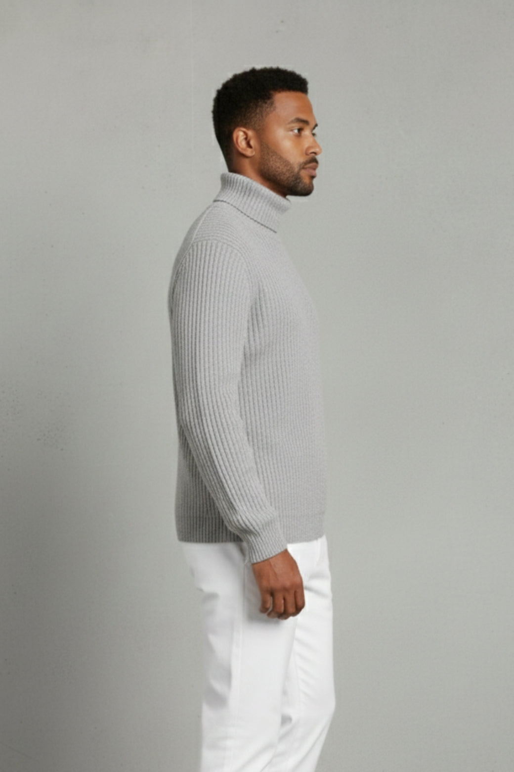 Cashmere Turtleneck Sweater – 100% Premium Cashmere