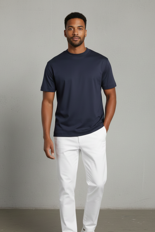 Premium Egyptian Cotton Tee Ocean Depths