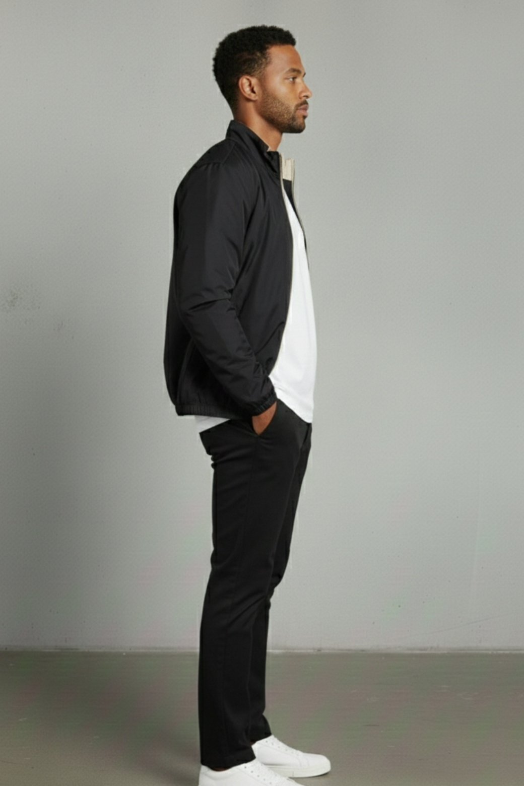 Dual Layer Coat Phantom Black