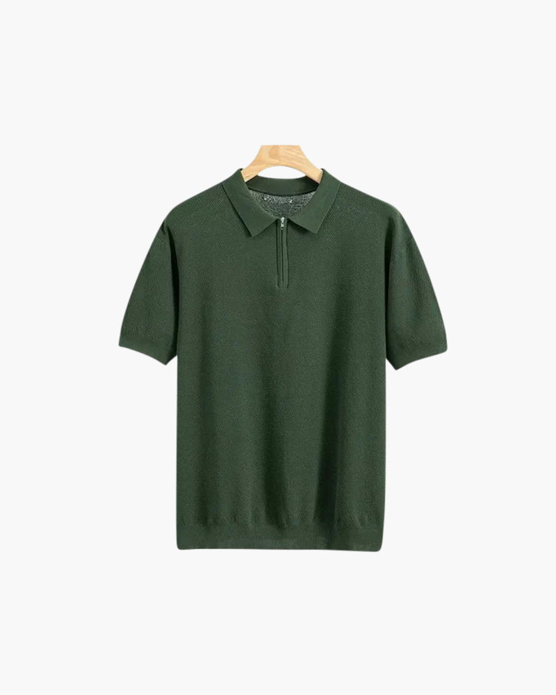 Ibiza Zip-Up Polo
