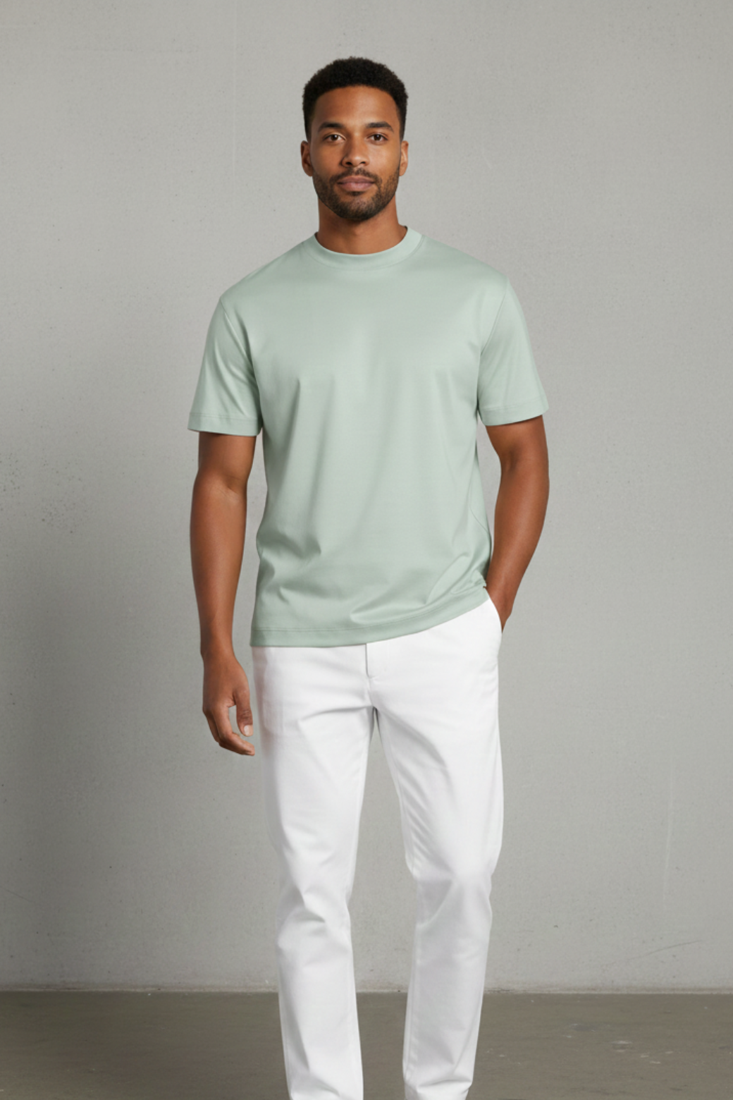 Premium Egyptian Cotton Tee Cool Mint