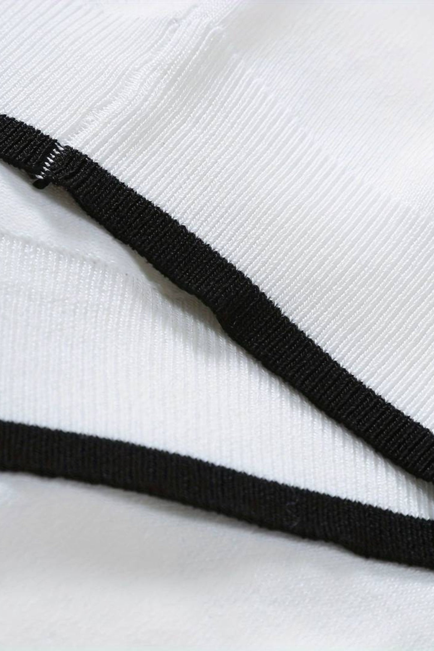 Geometric Textured Zipper Polo