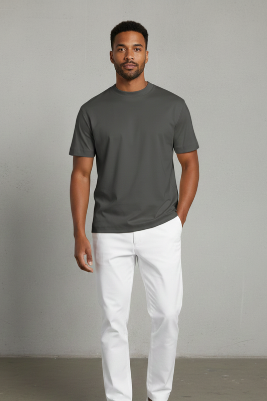 Premium Egyptian Cotton Tee Urban Titanium