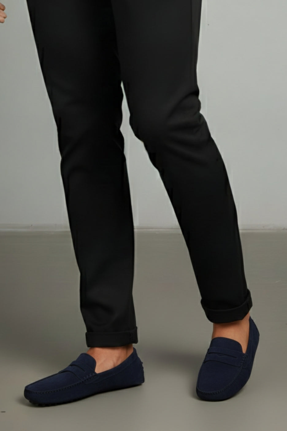 Premium Calf Suede Boat Loafers Tan