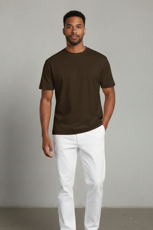 Premium Egyptian Cotton Tee Amber Haze