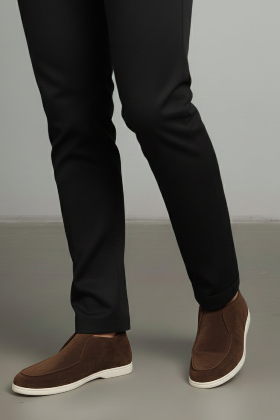 Premium Suede Loafers Taupe