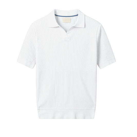 Pisa Ribbed Cotton Polo