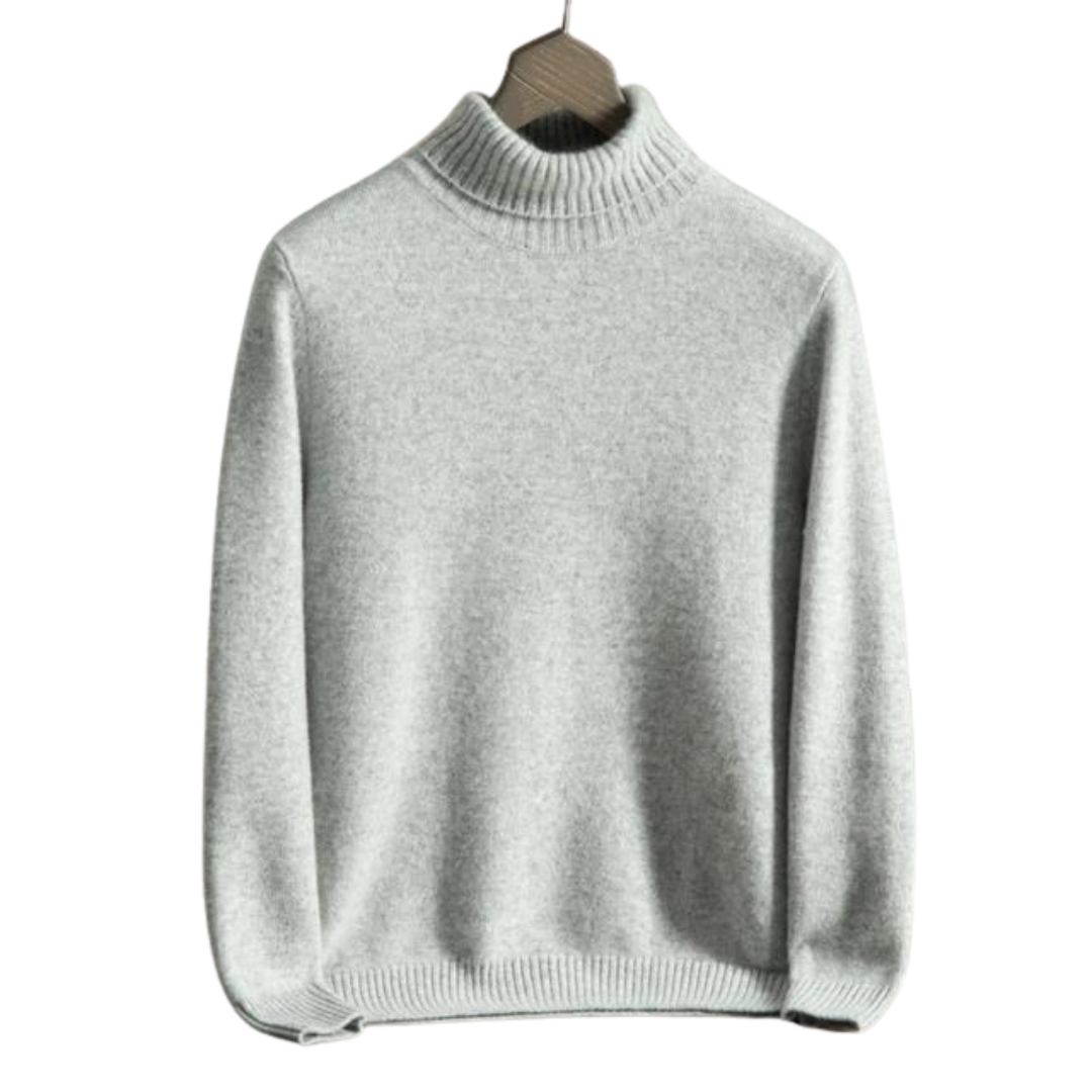 Cashmere Turtleneck Sweater – 100% Premium Cashmere