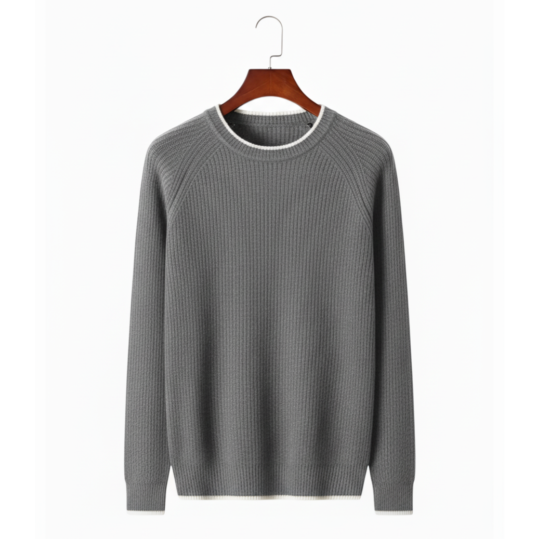 Wool Crewneck Sweater – Premium Wool
