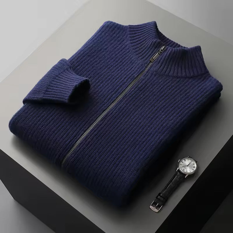 Cashmere Ribbed Sweater – 100% Premium Cashmere
