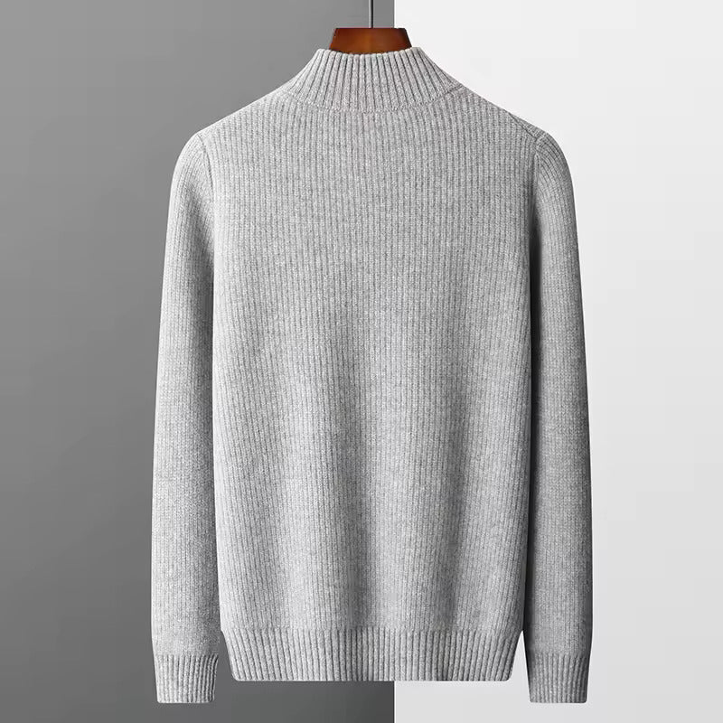 Cashmere Ribbed Sweater – 100% Premium Cashmere