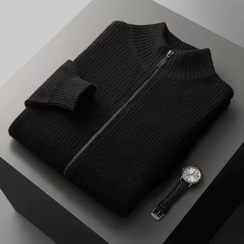 Cashmere Ribbed Sweater – 100% Premium Cashmere