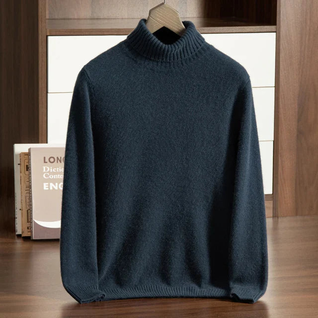 Cashmere Turtleneck Sweater – 100% Premium Cashmere