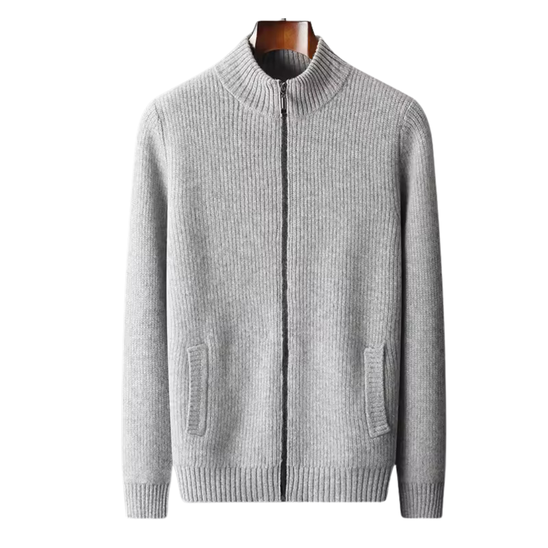 Cashmere Ribbed Sweater – 100% Premium Cashmere