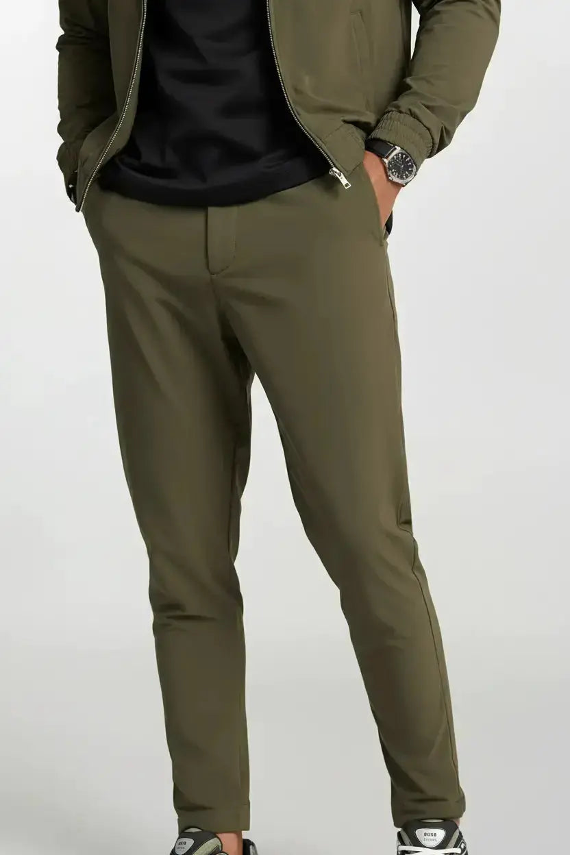 Premium Performance Crewneck Olive Dynasty