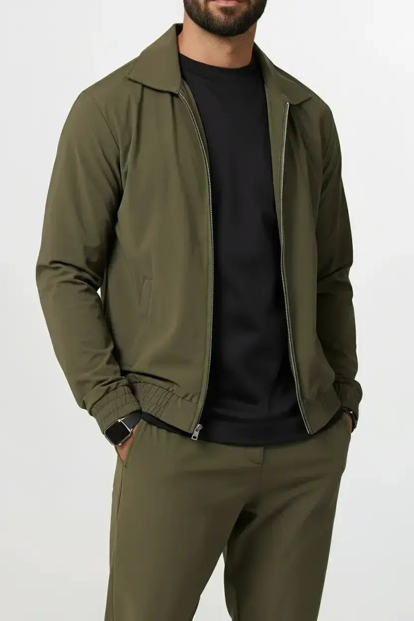 Premium Performance Crewneck Olive Dynasty