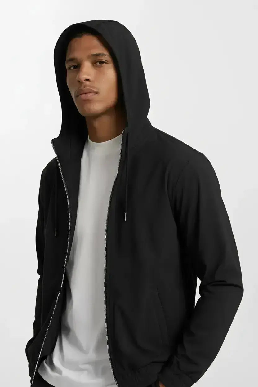 Premium Performance Hoodie Phantom Black