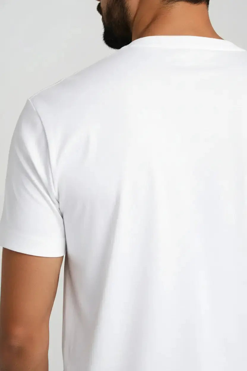 Premium Egyptian Cotton Tee Crystal White