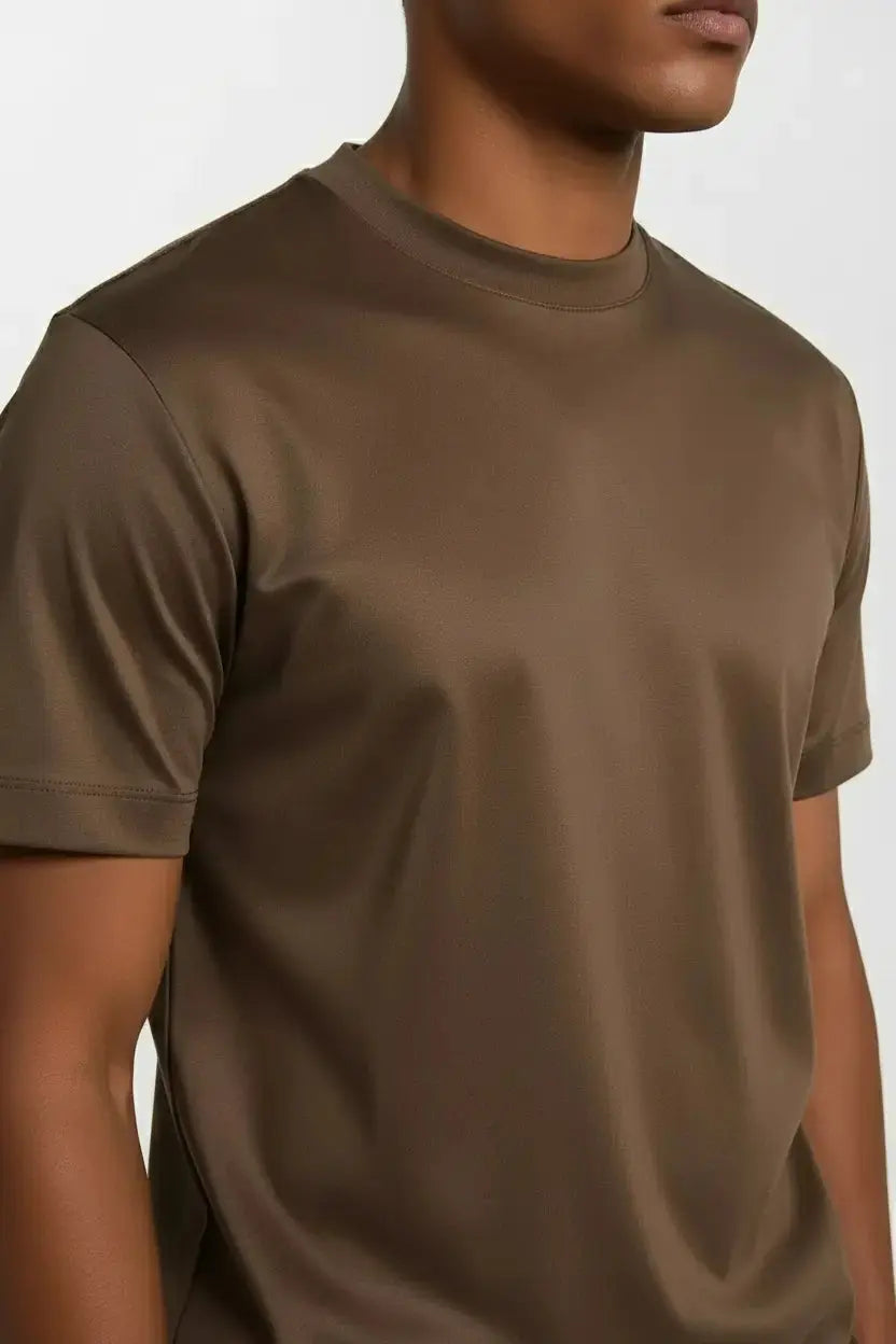 Premium Egyptian Cotton Tee Amber Haze